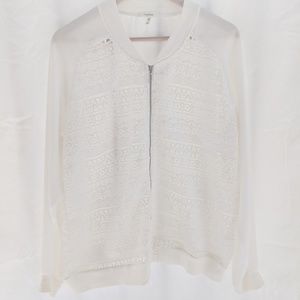 *Clearance* Maurices | Crochet Front Bomber Jacket
